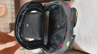 Mochila Transportín Perro/Gato Puntos Multicolor