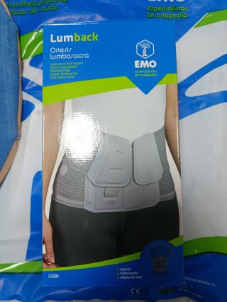 Faja Lumbar EMO Lumback Ortesis Lumbosacra