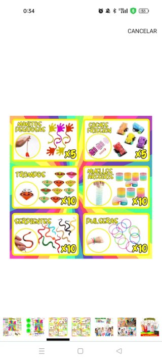 Juguetes para fiesta 100 piezas