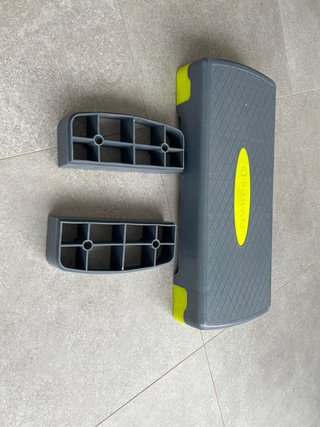 Step Fitness Aeróbic Gris y Amarillo