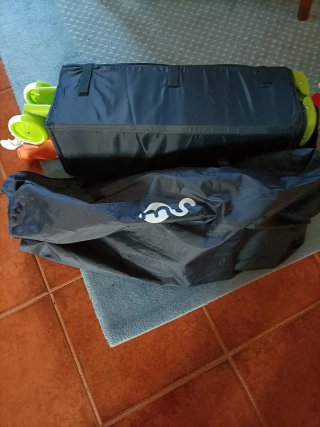 Cuna de viaje con colchón