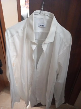 Camicia uomo CORAL bianca