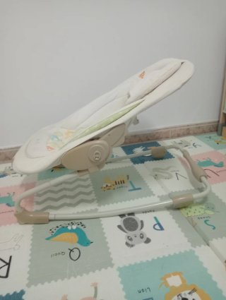 Hamaca para bebé con estampado de elefantes