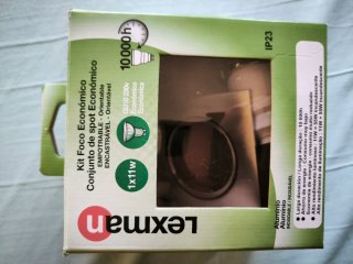 Foco empotrable GU10 CFL Lexman
