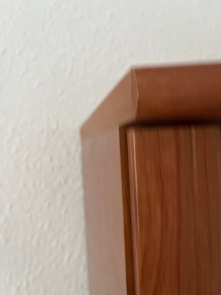 Armario vitrina madera y cristal