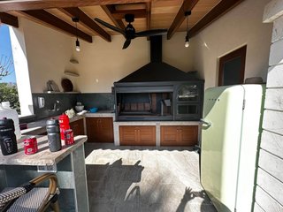 Barbacoa para carne a la brasa