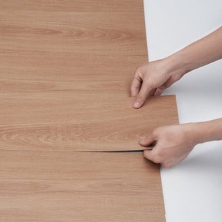 Azulejos de Vinilo Autoadhesivos 36 x 6 pulgadas, 36 Azulejos de 2.5mm de Grosor, Suelo de Madera Natural para DIY en Cocina, Comedor, Dormitorios y Baños, Fácil para Decoración del Hogar