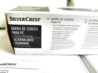 Barra de Sonido Silvercrest para PC
