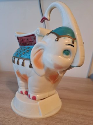 Hucha elefante decorado