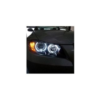 Faros Angel eyes para BMW E90 look Xenon