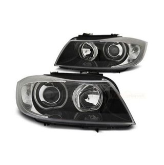 Faros Angel eyes para BMW E90 look Xenon