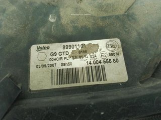 Fiat 22856739 faro izquierdo 89901161 scudo furgon