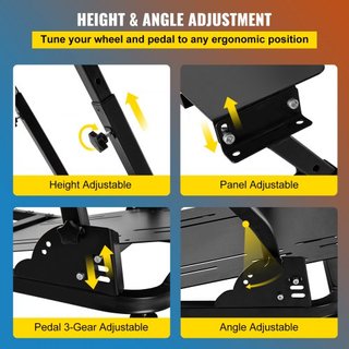 Soporte para volante g920, soporte para recorrido de dirección, soporte para palanca de cambios pro, soporte para volante de juego Logitech G27 / G25, manija de empuje g29, soporte para volante ex...