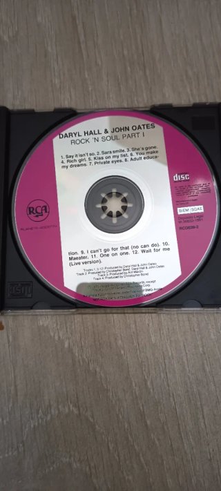 CD Daryl Hall & John Oates Rock 'n Soul Part 1