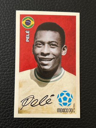 Lotto 4 Figurine Pelé Messico 70 e Brasile 1958