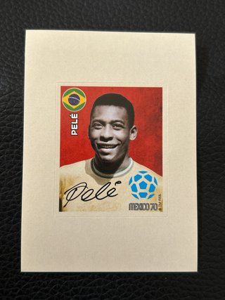 Lotto 4 Figurine Pelé Messico 70 e Brasile 1958