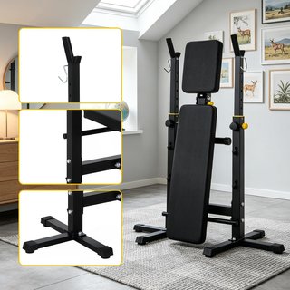 Banco musculación ajustable plegable
