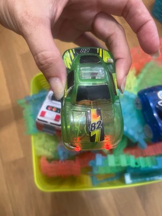 Circuito coches con luces