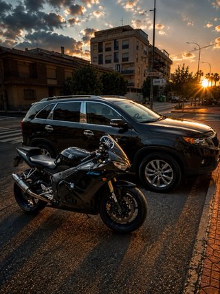 Yamaha R6 Negra