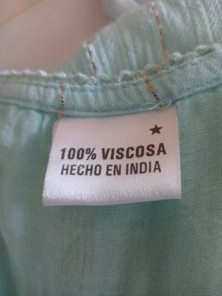 Vestido Verano Turquesa Talla S