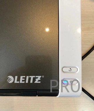 Plastificatore A3 Leitz, ideale per ufficio o scuola, bianco brillante/antracite, Touch Turbo2, iLAM, 7520000
