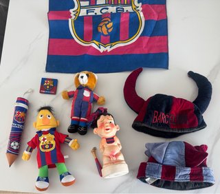 Camisetas y souvenirs de l FC Barcelona