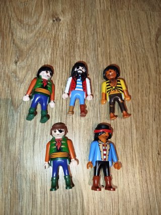 Playmobil Piratas - Lote 5 Figuras