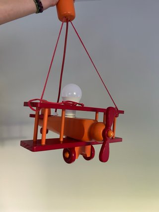 Lámpara Techo Avión Infantil