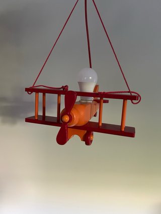 Lámpara Techo Avión Infantil