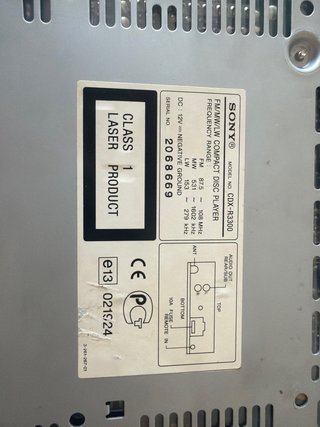 Radio coche CD