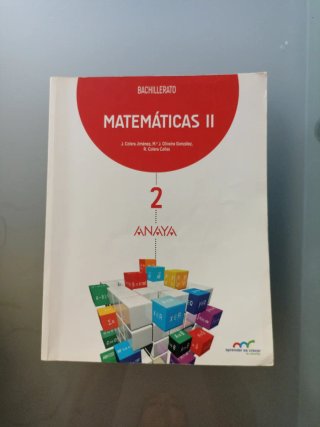 Matemáticas II 2 Bachillerato