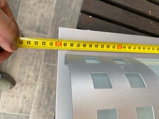 Applique da parete argento trasparente 4 unità