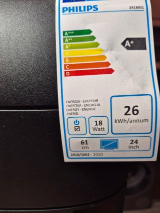 Monitor Philips 24 Negro
