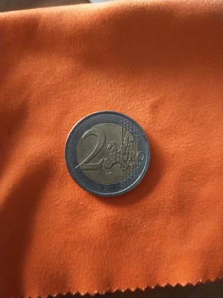 Moneda 2 Euros Francia 2001 Error