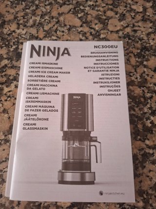 Ninja Creamie Máquina Helados 1 mes de uso