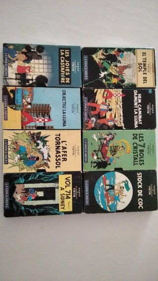 Lote 8 VHS Tintín (Catalán)