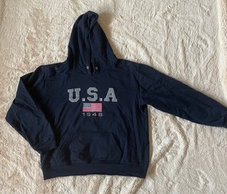 Sudadera U.S.A. 1948 Azul Marino Talla S