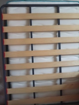 Somier Matrimonio 135x190 Madera y Metal