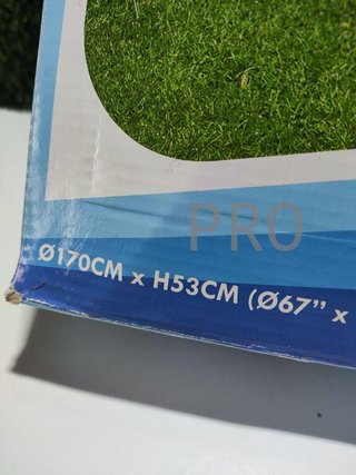 Piscina hinchable infantil transparente