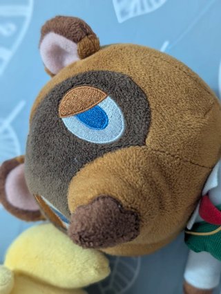Peluche Tom Nook y Canela Animal Crossing