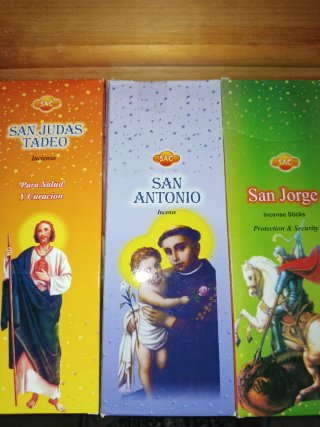 Lote Incienso SAC Santos Varios