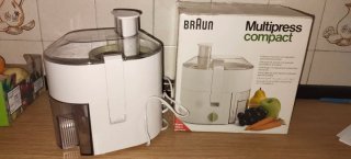 Extractor de zumos Braun Multipress Compact