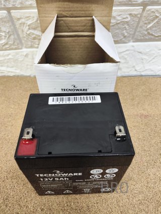 Batería de Plomo-Ácido 12V 5Ah Tecnoware