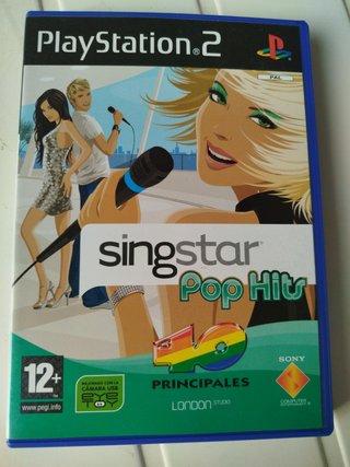2 juegos Singstar PS2 + 2 micros
