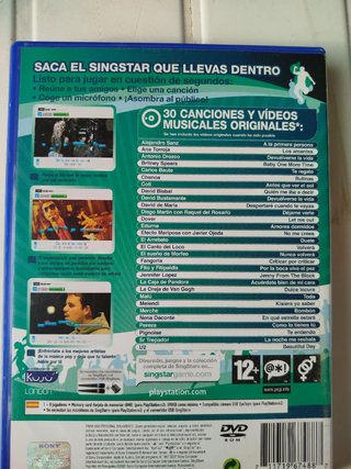 2 juegos Singstar PS2 + 2 micros