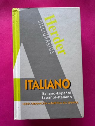 Diccionario italiano