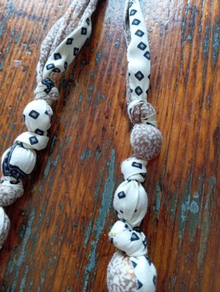 Collana Boho Beige Multicolor