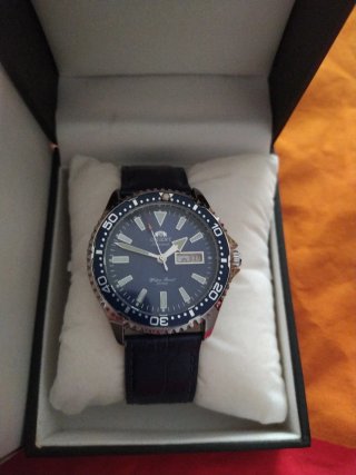 Reloj Orient Mecánico Automático Azul