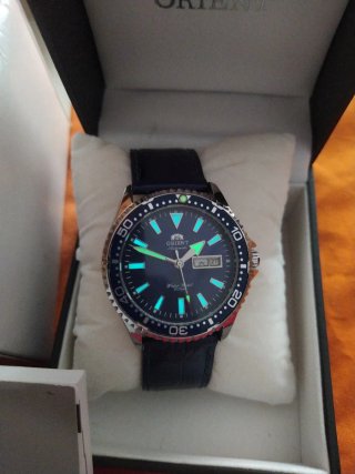 Reloj Orient Mecánico Automático Azul