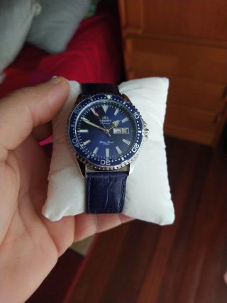 Reloj Orient Mecánico Automático Azul